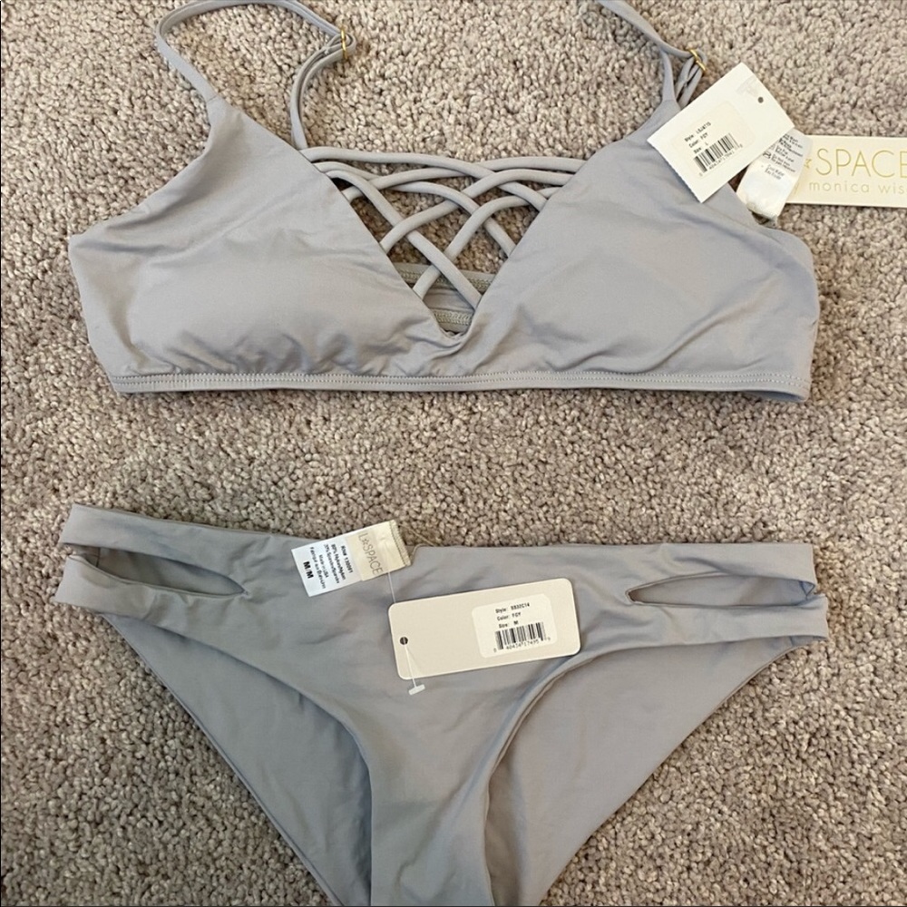 NWT LSpace Grey Bikini